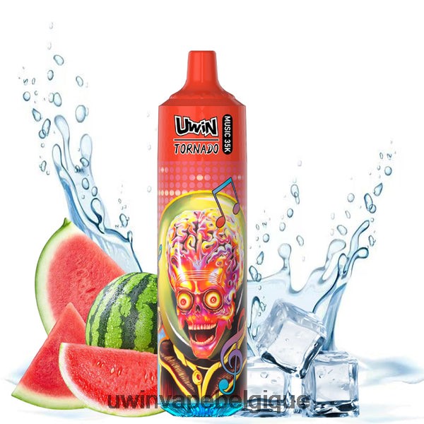 UWIN Vape Bruxelles - UWIN CRYSTAL vape jetable 35k glace à la pastèque 84DBZD20